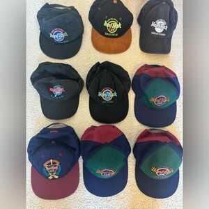 19 vintage Hard Rock Cafe baseball caps